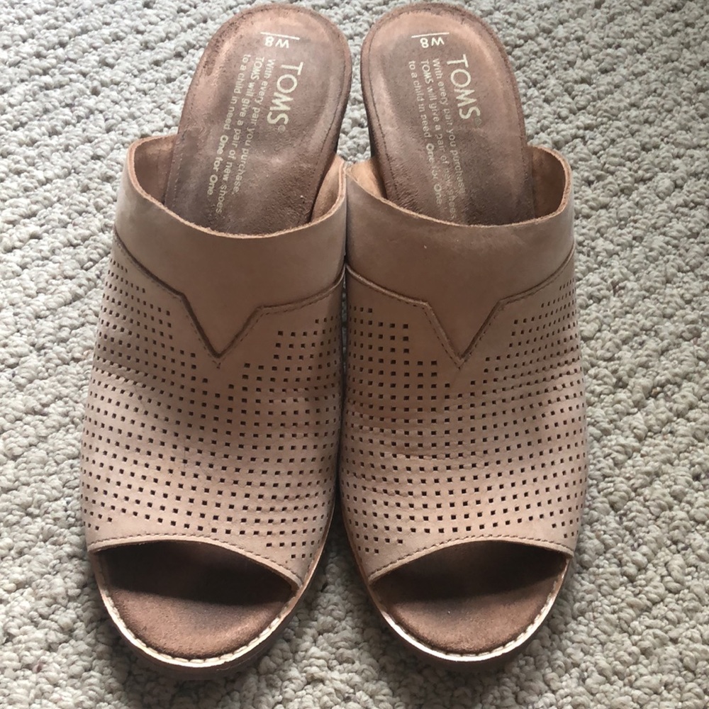 TOMS Sandstorm Perforated Majorca Mules